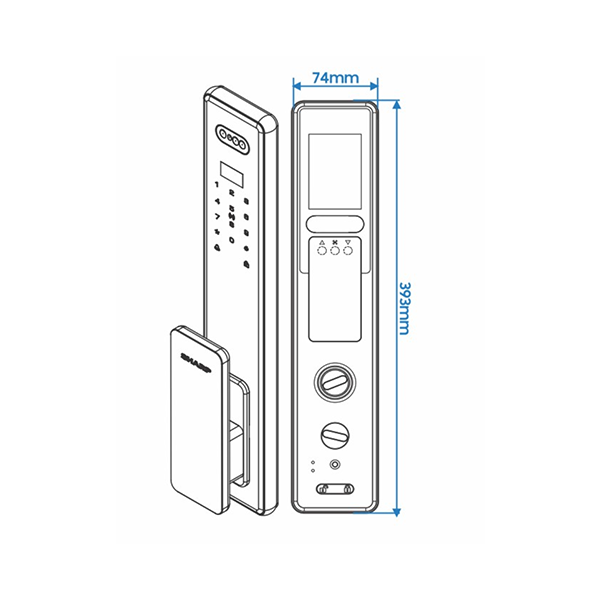 Khoá vân tay thông minh Sharp S6-B PRO - Image 3