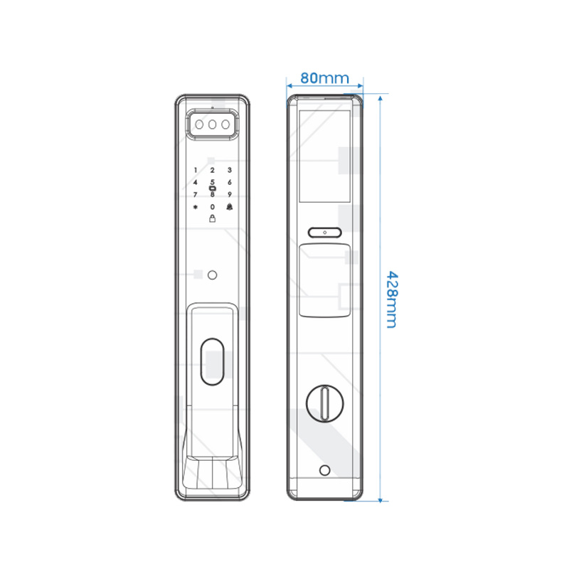 KHOÁ VÂN TAY THÔNG MINH SHARP R1-FDV - Image 2