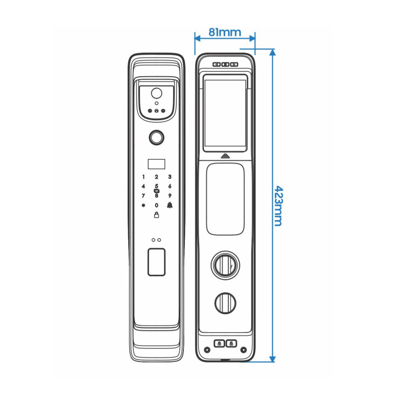KHOÁ VÂN TAY THÔNG MINH SHARP S5-FDV - Image 2