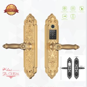 Khóa cửa thông minh tân cổ điển Kassler KL-919 Pro - Gold